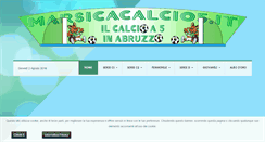 Desktop Screenshot of marsicacalcio5.it